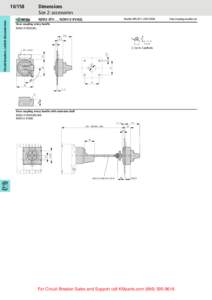 Dimensions Size 2: accessories NZM2-XTV…, NZM1/2-XV4(6) Moeller HPL0211