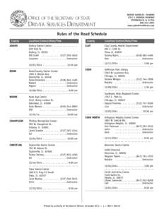 DRIVER SERVICES - SENIORS 2701 S. DIRKSEN PARKWAY SPRINGFIELD, IL[removed]2904 www.cyberdriveillinois.com