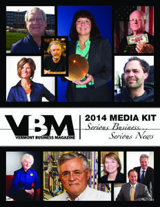 2014 MEDIA KIT Serious Business... Serious News  VBM 2014 Media Kit