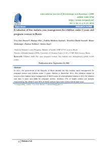International Journal of Microbiology and Mycology | IJMM pISSN: [removed]http://www.innspub.net Vol. 2, No. 4, p. 6-13, 2014