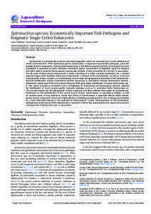 Williams et al., J Aquac Res Development 2011, S2 http://dx.doi.org[removed]9546.S2-002