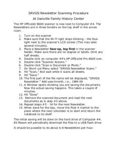 Microsoft Word - SRVGS Newsletter Scanning Procedure.docx