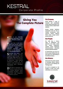 KESTRAL Corporate Profile Giving You The Complete Picture  K