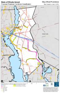 State of Rhode Island  City of East Providence Proposed Roadway Functional Classification NEWPORT AVE