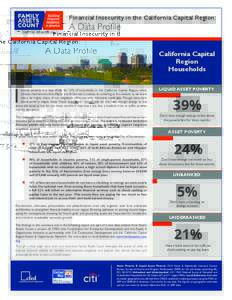 Financial Insecurity in the California Capital Region: CHICAGO, ILCA CAPITAL REGION, CA