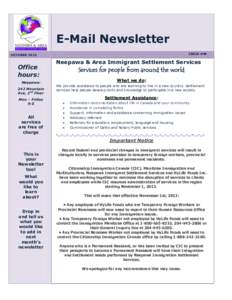 E-Mail Newsletter ISSUE #49 OCTOBER[removed]Office