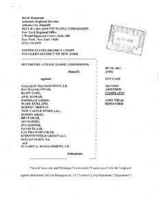 SEC Complaint: Galleon Management, LP, et al.