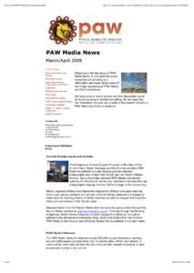 News from PAW Media and Communications  http://ui.constantcontact.com/visualeditor/visual_editor_preview.jsp?agent.uid=[removed]PAW Media News March/April 2009