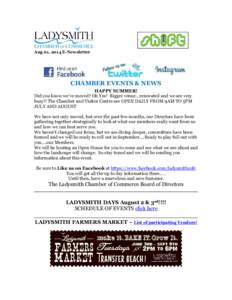 Microsoft Word - Aug 01, 2014 Chamber E-Newsletter.docx