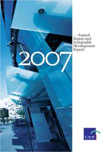 —Annual Report and Sustainable Development Report