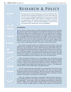 86 |  ENERGY FUTURE: Think Efficiency	  American Physical Society • September 2008 CHAPTER 4