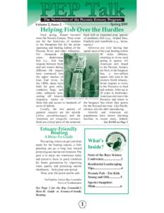 PEP Talk The Newsletter of the Peconic Estuary Program Spring[removed]Volume 2, Issue 2