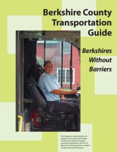 Berkshire County Transportation Guide Berkshires Without Barriers