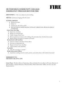 Microsoft Word - HCC Campus Emergency Plan 07 - Final.doc