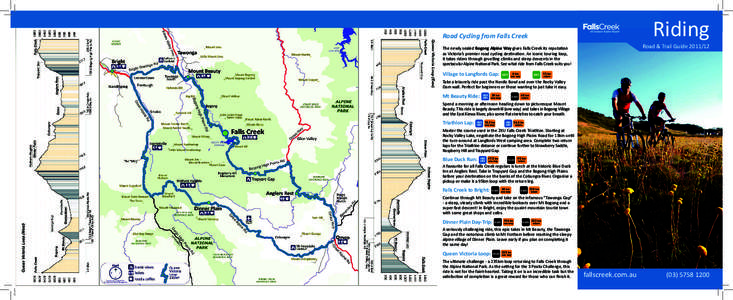 Riding  Road Cycling from Falls Creek Road & Trail Guide[removed]