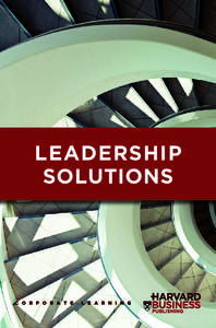 LEAD ERSHIP SOLUTIONS CHALLENGING DYNAMICS