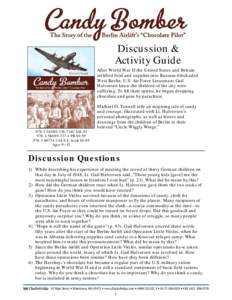 Candy Bomber Activity & Discussion Guide