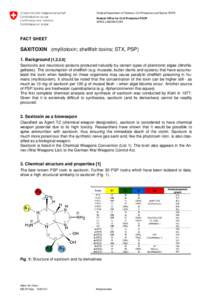 Federal Department of Defence, Civil Protection and Sports DDPS Federal Office for Civil Protection FOCP SPIEZ LABORATORY FACT SHEET