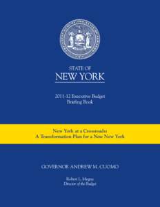 STATE OF  NEW YORK[removed]Executive Budget Briefing Book