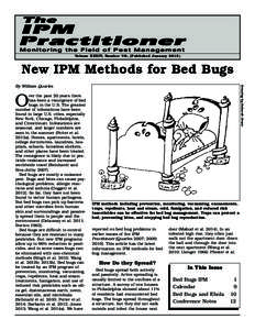 1  Volume XXXIV, Number 7/8, (Published JanuaryNew IPM Methods for Bed Bugs Drawing by Deborah Green