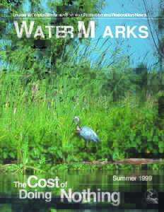 Louisiana Coastal Wetlands Planning, Protection and Restoration News  WATER MARKS Cost of