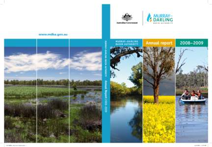 www.mdba.gov.au MURRAY–DARLING BASIN AUTHORITY MURRAY–DARLING BASIN AUTHORITY