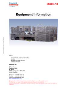 8600E-18  © Sealed Air Corporation 2013, 8600E-18, EI_8600E-18_GB_0913.fm Equipment Information