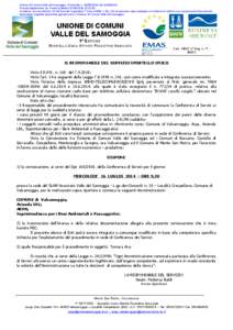 Unione di Comuni Valle del Samoggia - Protocollo n[removed]del[removed]Firmato digitalmente da: Federica Baldi il[removed]:32:40 Si attesta, ai sensi dell’art. 23 del Decreto Legislativo 7 marzo 2005, n. 82