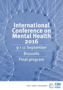 International Conference on Mental Health > 11 September Brussels