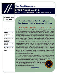 Municipal Securities Rulemaking Board / United States securities law / 73rd United States Congress / United States Securities and Exchange Commission / U.S. Securities and Exchange Commission / Dodd–Frank Wall Street Reform and Consumer Protection Act / Municipal bond / Securities Exchange Act / Revenue bond / Law / Financial regulation / Government