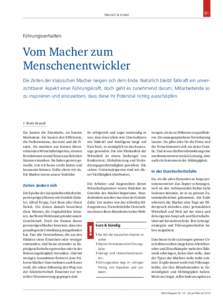 81  Mensch & Arbeit Führungsverhalten