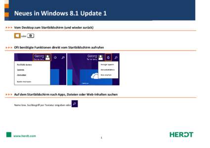 Neues in Windows 8.1 Update 1  Vom Desktop zum Startbildschirm (und wieder zurück) oder