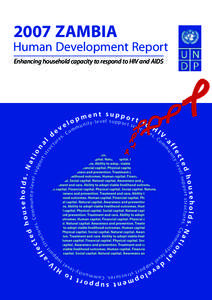 2007 ZAMBIA Human Development Report Enhancing household capacity to respond to HIV and AIDS p