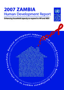 United Nations / Millennium Development Goals / Pandemics / AIDS / Acronyms / Syndromes / HIV / United Nations Development Programme / Zambia / HIV/AIDS / Development / Health