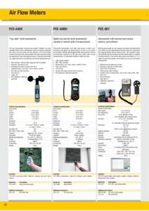 Technology / Anemometer / Vane anemometer / Wind / Flow measurement / Wind speed / Measuring instrument / Air flow meter / Meteorology / Atmospheric sciences / Wind power