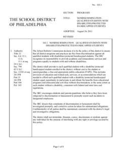 Free Appropriate Public Education / Public education in the United States / Section 504 of the Rehabilitation Act / Law / Americans with Disabilities Act / Education in the United States / Education / Individuals with Disabilities Education Act / Special education in the United States / United States / Special education