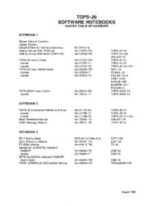 Database management systems / TOPS-10 / Procedural programming languages / PDP-10 / User guide / Fortran / Tk / Computing / Computer programming / Software