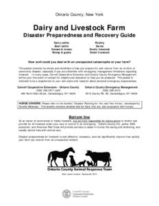 New Farmer Packet – Schuyler County, NY