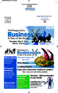 Business Expo Flyer[removed]:52 PM Page 1  sponsored by: Cheboygan Area Chamber of Commerce  2013