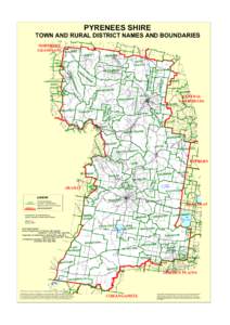 PYRENEES SHIRE  TOWN AND RURAL DISTRICT NAMES AND BOUNDARIES AN