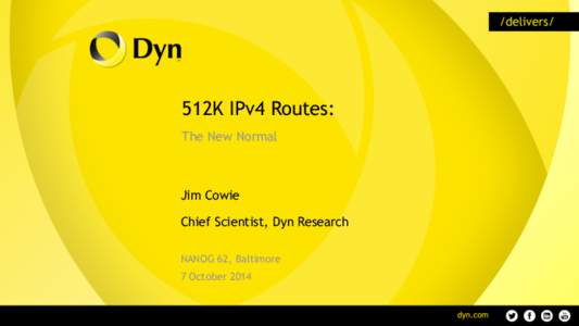 Computing / Border Gateway Protocol / Classless Inter-Domain Routing / IPv4 / Network architecture / Internet / Internet standards