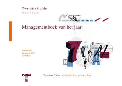 Managementboek van het jaar  amsterdam 14 March 2011 Rudy Kor
