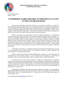 Sonoran Desert / Colorado River / Lower Colorado River Valley / Mexico–United States relations / Mexicali / Morelos Dam / Colorado River Delta / International Boundary and Water Commission / Water resources in Mexico / Geography of Mexico / Geography of the United States / Geography of North America