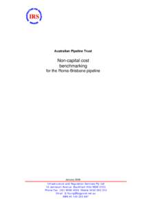 Microsoft Word - RBP non capital cost benchmarking_final.doc