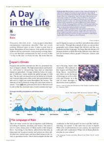 The Japan Forum Newsletter No.19 December[removed]A Day in the Life あ め