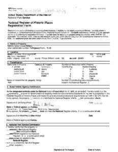 NPS Form I[removed]Rev.8-86)