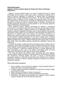 Adaptive learning / E-learning / Educational technology / Hypermedia / Hypertext / Inclusion / Adaptive educational hypermedia / Education / Educational psychology / Distance education