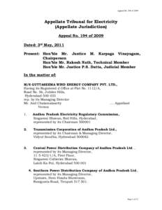 Singareni Collieries Company / States and territories of India / Feed-in tariff / Energy / Renewable energy policy / Renewable-energy law