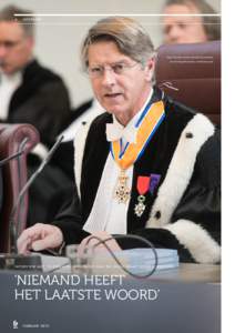 4  intervie w Geert Corstens neemt afscheid als president van de Hoge Raad (foto: de Rechtspraak)