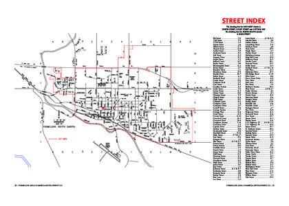 STREET INDEX The dividing line for EAST-WEST streets is CENTER STREET, COURT STREET and COTTAGE AVE The dividing line for NORTH-SOUTH streets is MAIN STREET 8th Street . . . . . . . . . . . . . . . .E-4